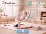 BEBE2LUXE ALPHA Elektrische Babywippe – Sanfte Bewegung & Weisses Rauschen ab Geburt bis 6 Monate – Bild 6