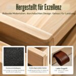 Linzerry Kratzbrett für Hunde 35x25cm mit Leckerlibox & 4 Ersatzblättern – Natürliche Krallenpflege – Bild 5