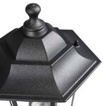 Monzana® Wandleuchte mit Bewegungsmelder anthrazit – Wetterfeste Aussenleuchte IP44 E27 – Bild 5