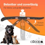 CADOCA® Hunderampe Auto klappbar 156x40cm – Gelenkschonend bis 90kg für alle Hunderassen – Bild 8