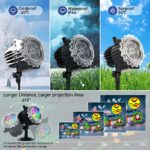 MOSSNDAR LED Projektor mit 96 Mustern & 10 Festivalthemen – Fernbedienung & IP44 Wasserdicht – Bild 4