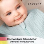 LaLoona Sommerschlafsack Mull ärmellos – Leichter Babyschlafsack 0.5 TOG, 100% Baumwolle – Bild 7