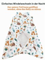 Chilsuessy Babyschlafsack 2.5 Tog 130cm – Winterschlafsack aus Baumwolle für sicheren Schlaf – Bild 5