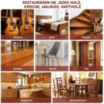 NYBQ Laminat Reparaturset 24-tlg mit Schmelzwerkzeug – Hartwachs für Böden & Möbel – Bild 6