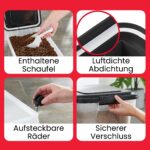 Iris Ohyama Futterbox 45L mit Rollen – Luftdichte Aufbewahrung für Hunde & Katzen – Bild 3