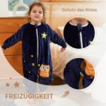 XQ&XG Kinderschlafsack mit Beinen & Ärmeln 2.0 Tog – Ganzjahres Schlafsack für Babys – Bild 6