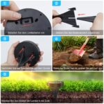 GIACOMO Solar Bodenleuchte mit 14 LED – IP65 Wasserdicht für Garten & Außenbereiche – Bild 4