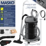 MASKO® Industriestaubsauger 2300W – 6in1 Nass- & Trockensauger mit Blasfunktion für Werkstatt & Baustelle – Bild 8
