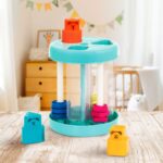 Battat Formensortierer – Lernspielzeug mit Geräuschen für Kleinkinder ab 18 Monaten – Bild 3