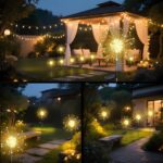 2er Set Solar Gartenleuchten mit 120 LED & 8 Leuchtmodi – Wasserdichte Außenbeleuchtung für Garten & Terrasse – Bild 6
