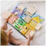 Melissa & Doug Motorikbrett mit 6 Schlössern – Holzspielzeug für Kinder ab 3 Jahren – Bild 2