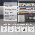 Caso DH 450 Dörrautomat – Testsieger mit 5 Ebenen, 30–70°C, Timer bis 48h – Bild 4