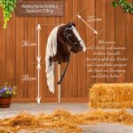 Hobby Horse Land Sunny Dream A3 – Steckenpferd mit Glitzer-Trense für Kinder ab 5 – Bild 8