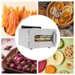TONFEION Dörrautomat 6 Etagen Edelstahl – Lebensmittel-Dehydrator mit Temperaturregler & Timer – Bild 3