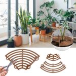 Tianher Blumentopfschutz 52cm – Pflanzengitter gegen Katzen & für Kindersicherheit, 2er Set – Bild 7