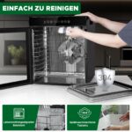 Kwasyo Dörrautomat 12 Etagen Edelstahl – Profi-Dörrgerät mit 900W & 24h Timer – Bild 8