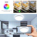 EASY EAGLE LED Deckenleuchte 40cm 48W 4800lm – IP44 Badlampe mit Tageslicht – Bild 3