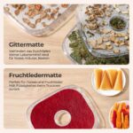 YASHE 8-Etagen Dörrautomat mit digitaler Steuerung – Obst, Gemüse & Fleisch trocknen – Bild 6