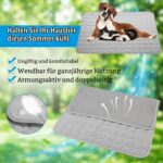 Baopinlady Selbstkühlende Hundematte XL 70x100 cm – Waschbare Kühldecke für Hunde & Katzen – Bild 3