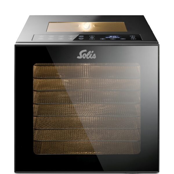 Solis VitaDrey Dörrautomaten 850 W – 8 Edelstahl-Gitter, Touchdisplay, 35–75 °C