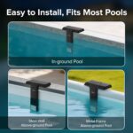 SANSI Solar-Poolleuchte mit Fernbedienung – IP68 RGB Unterwasserlicht, 150° Weitwinkel – Bild 9