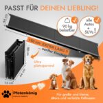 Pfotenkönig Hunderampe 1,80 m – Klappbar mit Anti-Rutsch für alle Autos – Bild 2