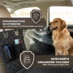 Hainberger Hundedecke Auto 137x147 cm – Wasserabweisend & Kratzfest für sichere Fahrten – Bild 6