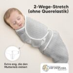 KeaBabies 3er-Pack Bio-Pucksack 0-3 Monate – Ergonomischer Babyschlafsack aus Bio-Baumwolle – Bild 5