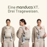 manduca XT Babytrage mit Bio-Baumwolle – Mitwachsender Sitz für Neugeborene bis Kleinkinder – Bild 5