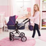Bayer Design City Neo Puppenwagen – 2in1 Kombi-System mit Wickeltasche für Puppen bis 52 cm – Bild 2