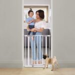 Dreambaby AVA Slimline Treppengitter 61-68 cm – Druckinstallation für Türen & Flure – Bild 2