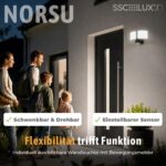 SSC-LUXon NORSU LED-Aussenstrahler 2-flammig 40W – Bewegungsmelder IP65 für Sicherheit – Bild 3
