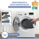 ELONEO Orthopädisches Hundebett 106x76cm mit Memory Foam – Gelenkentlastung für grosse Hunde – Bild 8