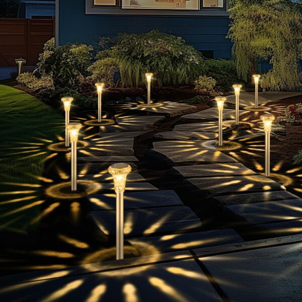 SonPen LED Solarleuchten 6er Set – IP65 Warmweiß Gartenleuchten für Outdoor