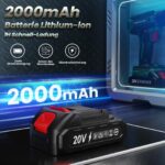 FAHEFANA 20V Akku-Bohrschrauber mit 42Nm & 2000mAh – Makita-kompatibel für DIY – Bild 6