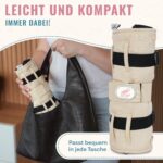 mineto Tragbare Sitzerhöhung – Klappbarer Kinderhochstuhl für Zuhause & Reisen – Bild 6