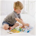 Melissa & Doug Motorikbrett mit 6 Schlössern – Holzspielzeug für Kinder ab 3 Jahren – Bild 7