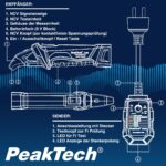 PeakTech 3432 Sicherungsfinder & RCD Tester – Stromkreisfinder für Elektriker – Bild 7