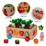 KMTJT Montessori Holzspielzeug 7-in-1 – Lernspiel für Kinder ab 2 Jahren – Bild 5
