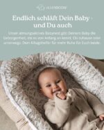 ULLENBOOM Babynest 55x95 cm – Geborgenheit & Sicherheit mit Bio-Baumwolle für Neugeborene – Bild 3