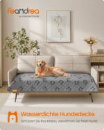Feandrea Wasserdichte Hundedecke 178 x 76 cm – Autoschondecke mit rutschfester Unterseite – Bild 2