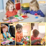 Quiet Book ab 2 Jahren – Montessori Filz Activity Board für Feinmotorik & kognitive Entwicklung – Bild 7