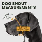BRONZEDOG Hundemaulkorb XL mit Lederbändern – Atmungsaktiv & Verstellbar für Grosse Hunde – Bild 2