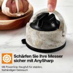 AnySharp Evo Messerschärfer mit PowerGrip Saugnapf – Wolframkarbid-Schärfsystem – Bild 5