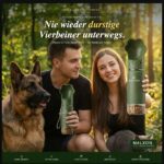 MALXON 3-in-1 Trinkflasche 300 ml – Wasserflasche, Futterbehälter & Trinknapf für Hunde – Bild 8
