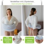 Dilamababy XXL Schwangerschafts- & Stillkissen mit Memory Foam – verstellbar & Made in Italy – Bild 6