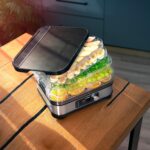 LEHMANN Dörrautomat 450W Edelstahl – Dörrgerät mit 5 Tabletts & 24h-Timer – Bild 2