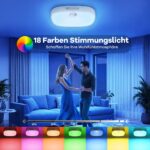 ToyGlee Akku Deckenleuchte mit Bewegungsmelder – 10000mAh LED Lampe IP65 für Badezimmer – Bild 4