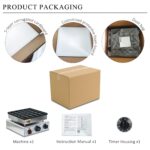 SIJIDING Mini Pfannkuchenmacher 25er – 950W kommerzielle Dorayaki Maker Maschine – Bild 9