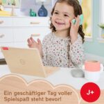 Fisher-Price Holz Homeoffice-Spielset – 9 Teile Büro Rollenspiel ab 3 Jahren – Bild 3